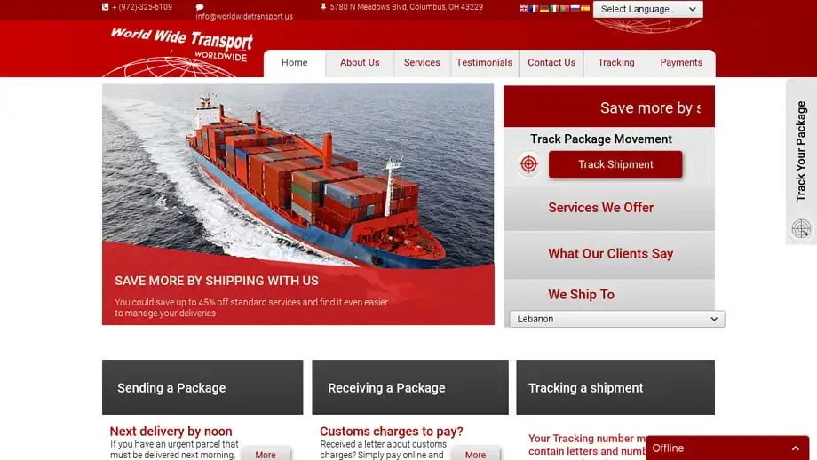 Screenshot of