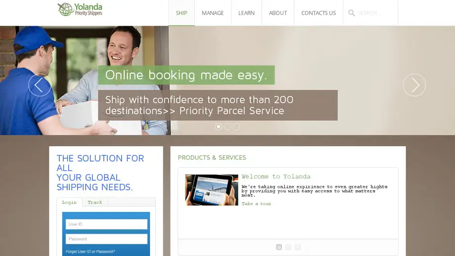 Screenshot of