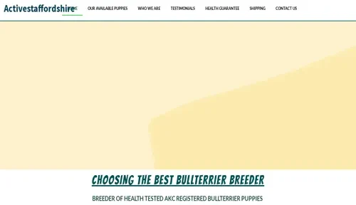 A screenshot of Genlanfamilystbernard.com