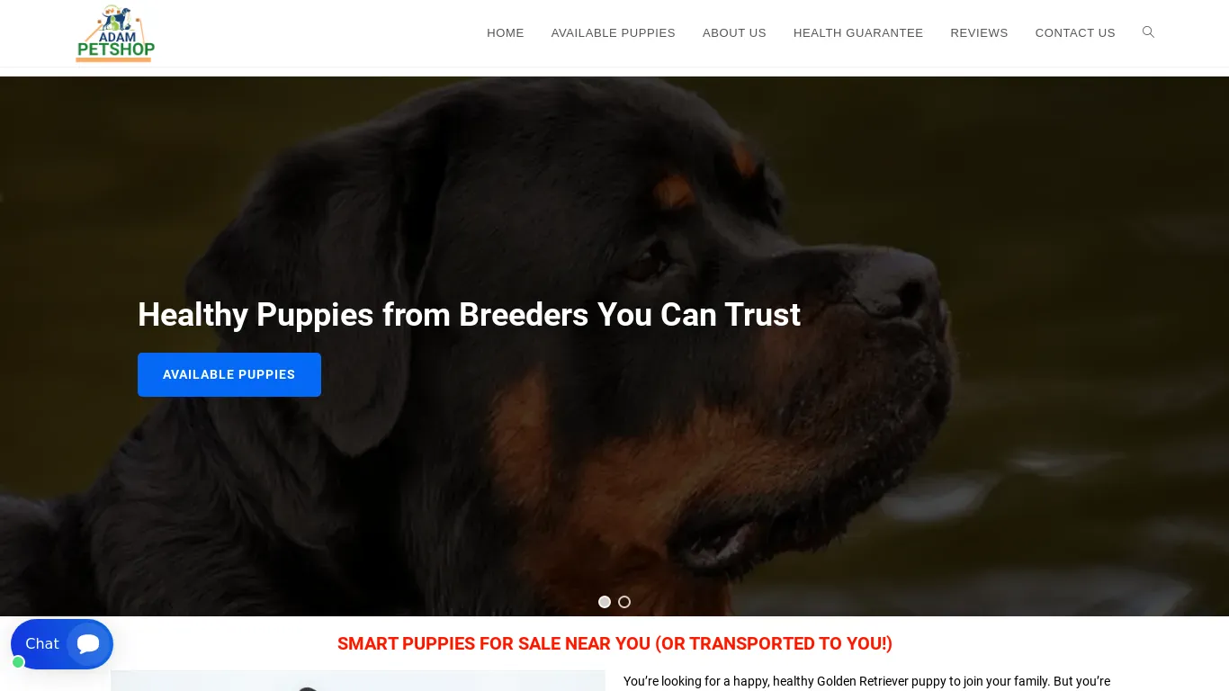 is adampetshop.com legit? screenshot