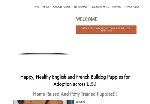 is adorablebulldogpups.com legit? screenshot