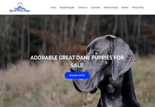is adorablegreatdanepups.com legit? screenshot