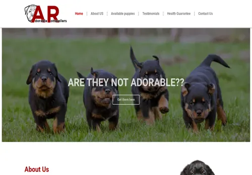is adorablerottweilers.com legit? screenshot