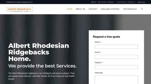 A screenshot of Genlanfamilystbernard.com