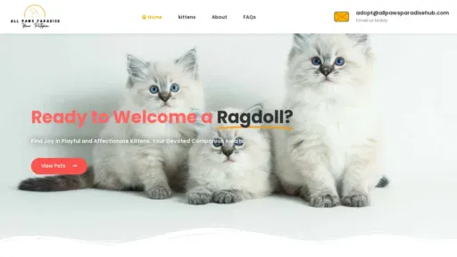 A screenshot of Allpawsparadisehub.com