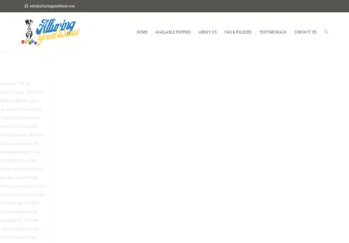 is alluringgreatdanes.com legit? screenshot