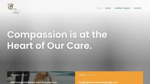 A screenshot of Genlanfamilystbernard.com
