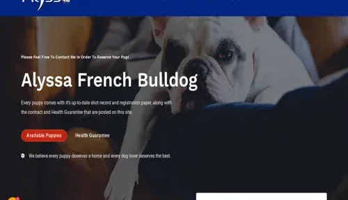 A screenshot of Genlanfamilystbernard.com