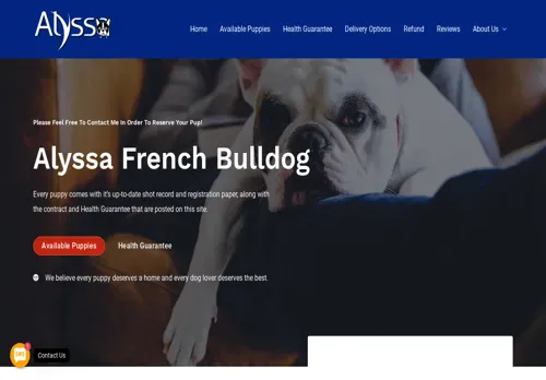 is alyssafrenchie.com legit? screenshot