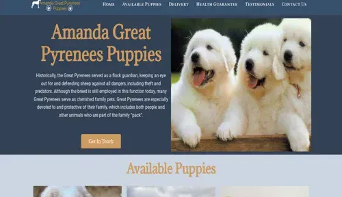 A screenshot of Genlanfamilystbernard.com