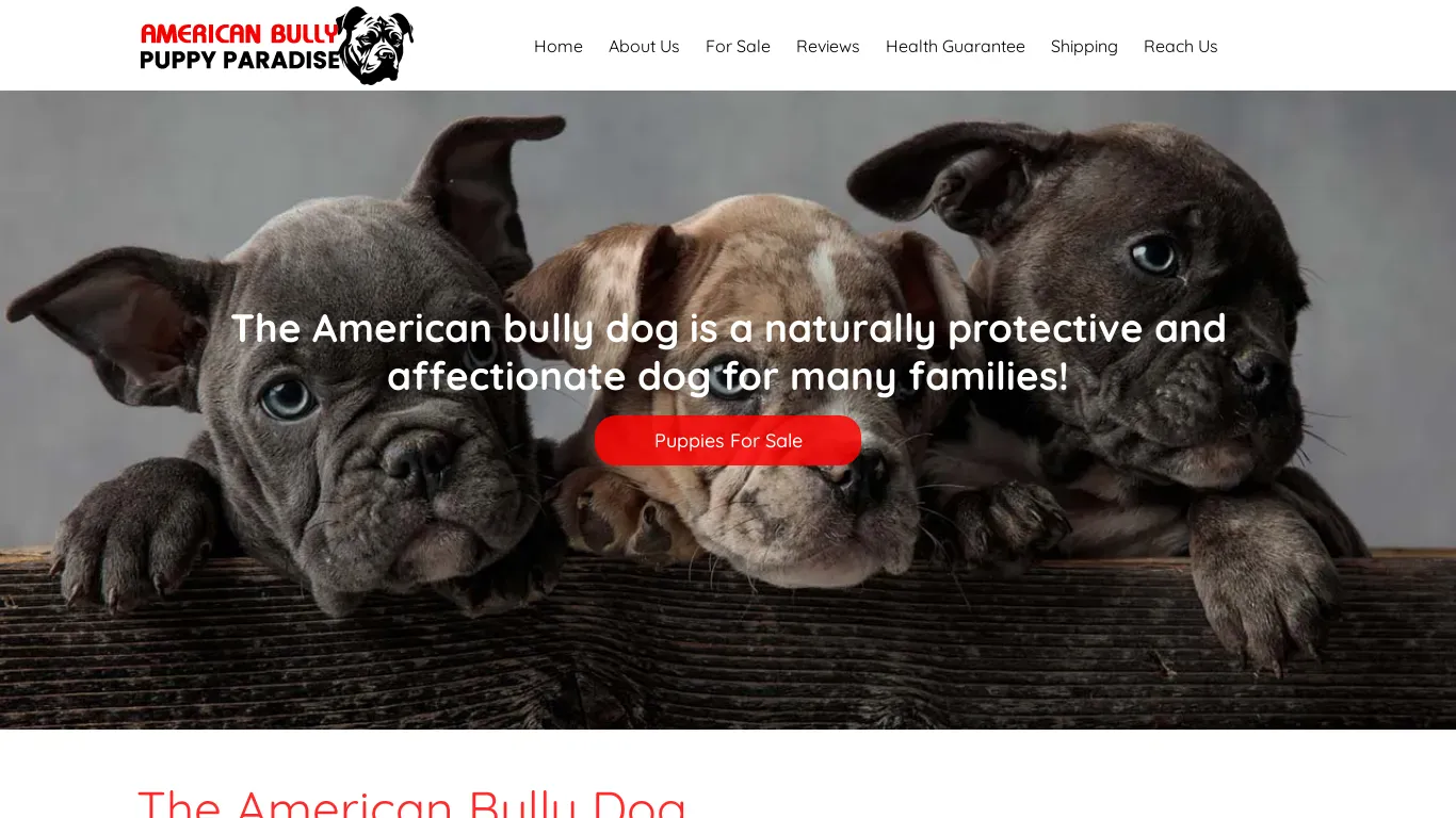is Home - American Bully Puppy Paradise legit? screenshot