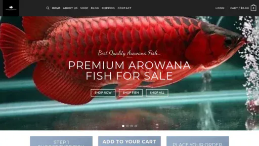 A screenshot of Arowanafishaq.com