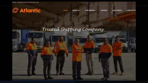 A screenshot of Atlanticpacificmovers.com