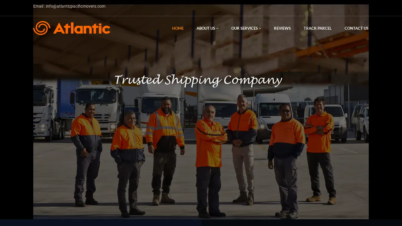 A screenshot of Atlanticpacificmovers.com