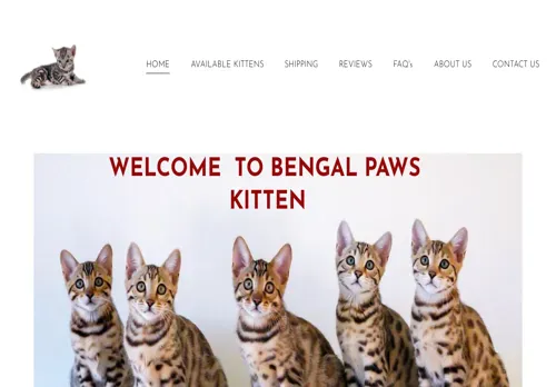 is bengalpawskitten.com legit? screenshot
