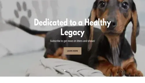 A screenshot of Genlanfamilystbernard.com