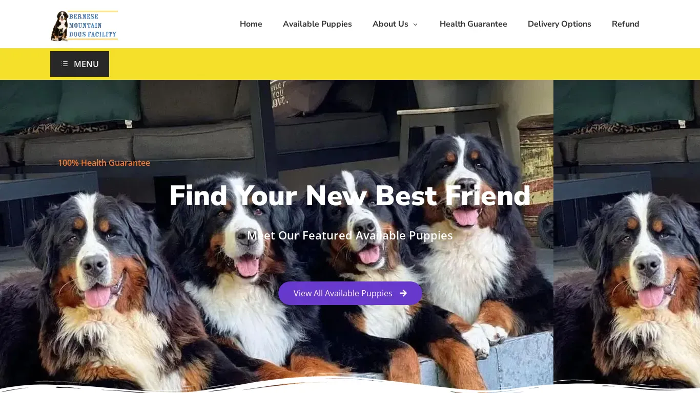 is bernesemountaindogsfacility.com legit? screenshot
