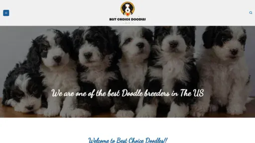 A screenshot of Bestchoicedoodles.com