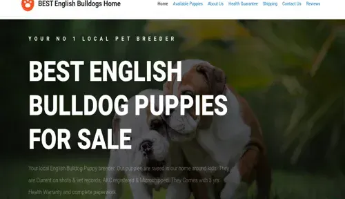 A screenshot of Genlanfamilystbernard.com