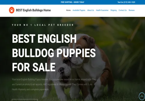 is bestenglishbulldogshome.com legit? screenshot