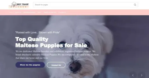 A screenshot of Genlanfamilystbernard.com