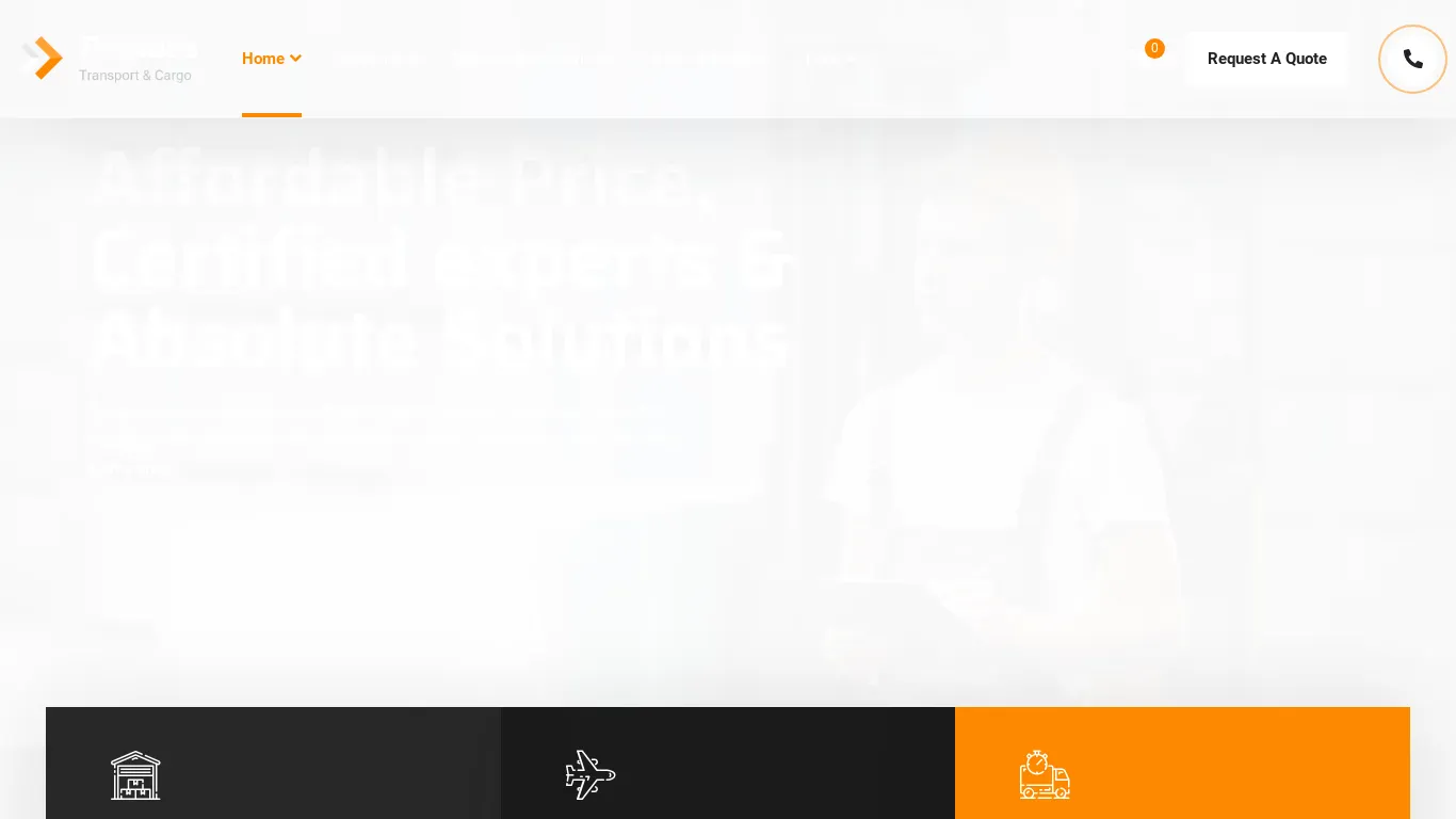 A screenshot of Bls-logistic.com