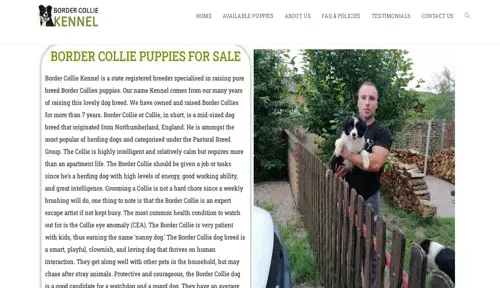 A screenshot of Genlanfamilystbernard.com