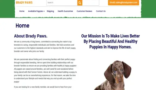 A screenshot of Genlanfamilystbernard.com