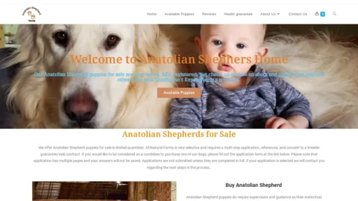 A screenshot of Braveanatolians.com