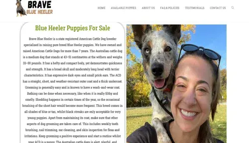 A screenshot of Genlanfamilystbernard.com
