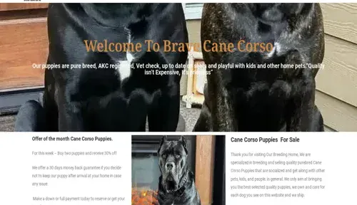 A screenshot of Genlanfamilystbernard.com