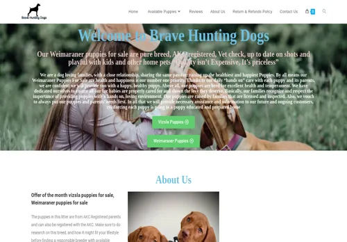 is bravehuntingdogs.com legit? screenshot
