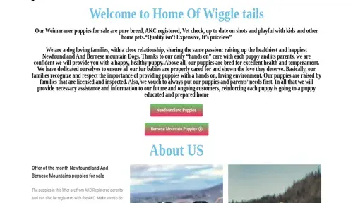 A screenshot of Genlanfamilystbernard.com