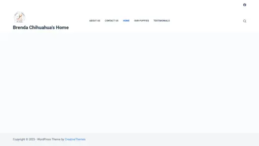 A screenshot of Brendaschihuahuahome.com