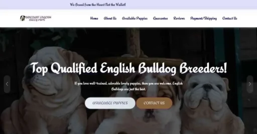 A screenshot of Genlanfamilystbernard.com