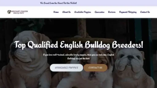 A screenshot of Genlanfamilystbernard.com