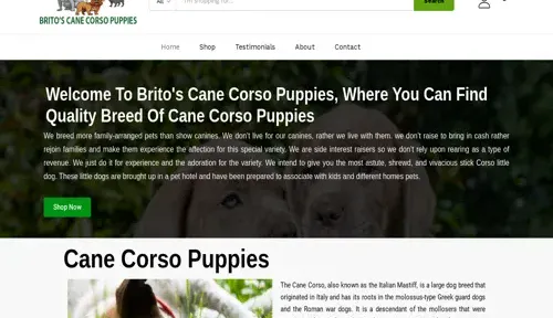 A screenshot of Genlanfamilystbernard.com