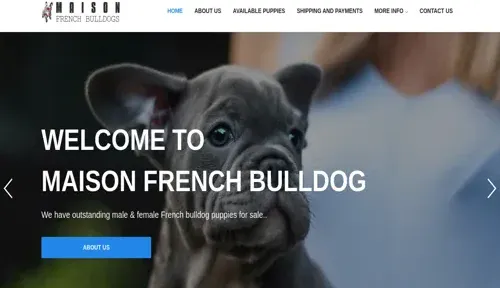 A screenshot of Genlanfamilystbernard.com