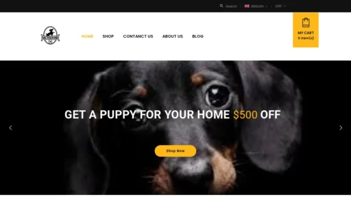 A screenshot of Buydachshundpuppiesonline.com