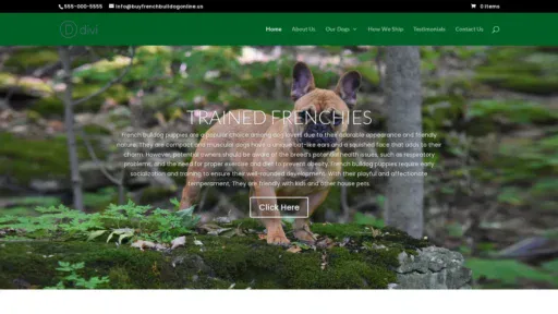 A screenshot of Buyfrenchbulldogonline.us