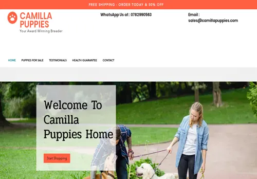 is camillapuppies.com legit? screenshot