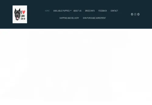 is canecorsobreederhome.com legit? screenshot