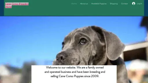 A screenshot of Genlanfamilystbernard.com