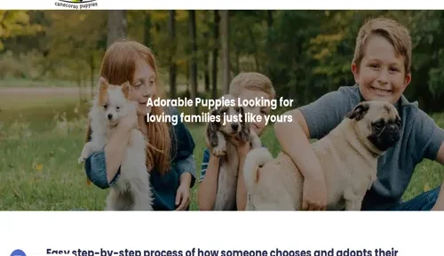 A screenshot of Genlanfamilystbernard.com