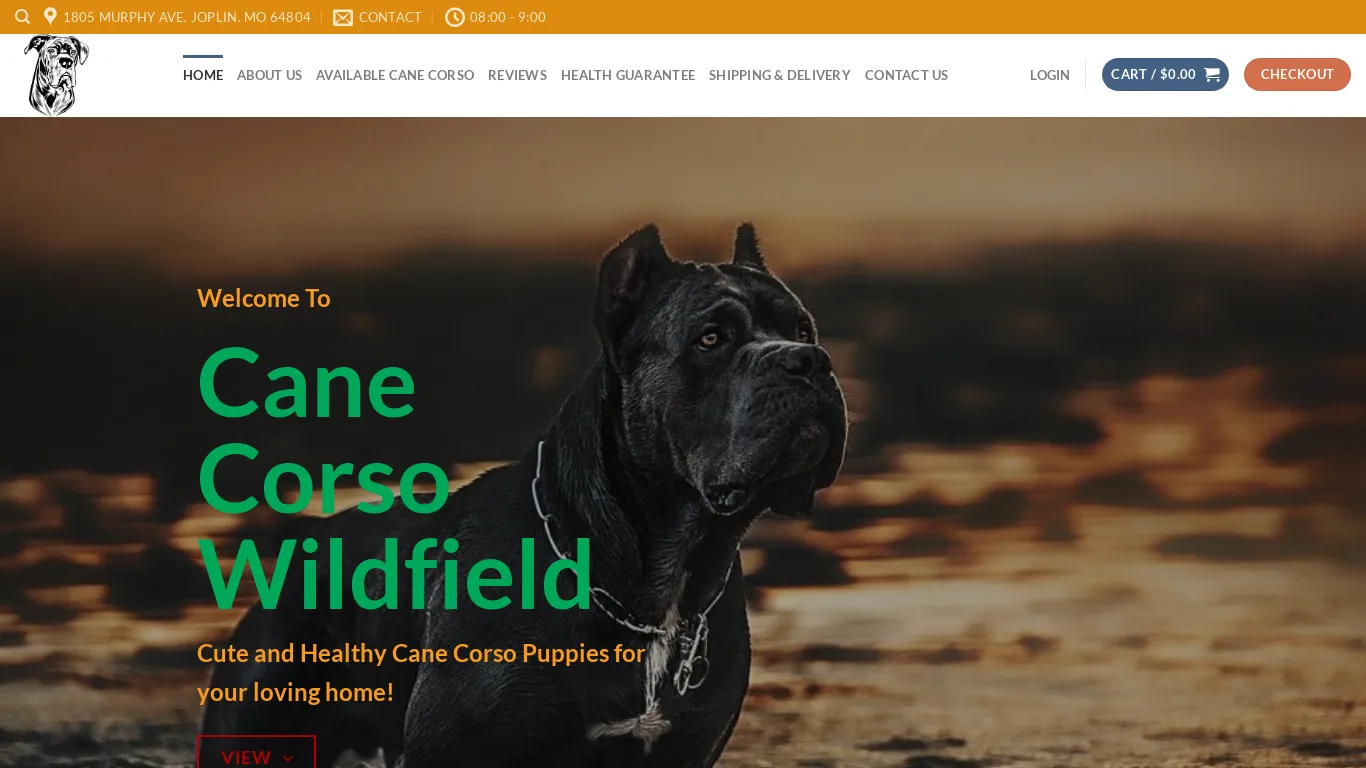 is canecorsowildfield.com legit? screenshot
