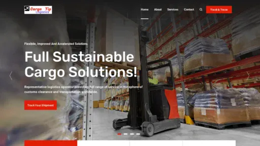 A screenshot of Cargotiplogistics.com