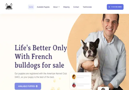 is carlosfrenchbulldoghome.com legit? screenshot