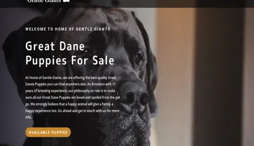 A screenshot of Genlanfamilystbernard.com
