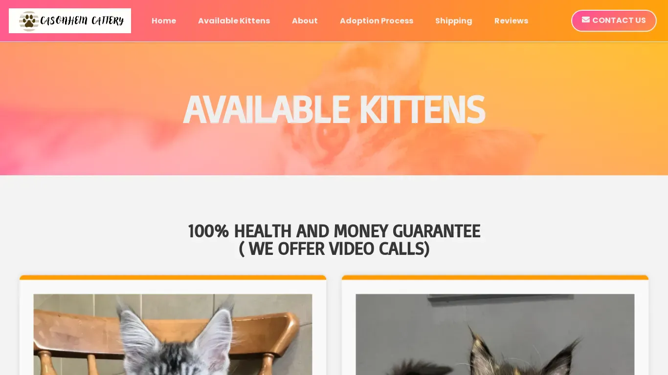 is CASON HEIN CATTERY legit? screenshot