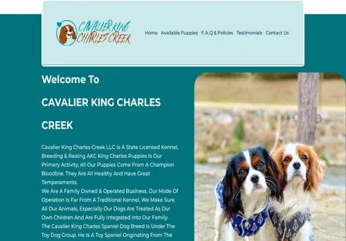 is cavalierkingcharlescreek.com legit? screenshot